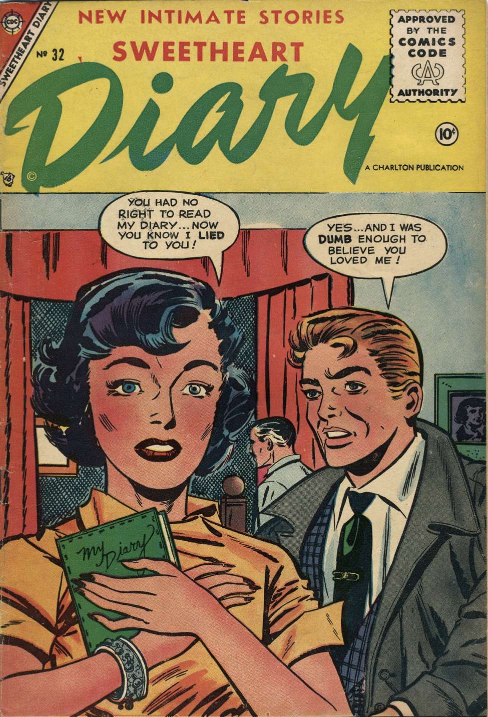 Comic Book Cover For Sweetheart Diary 32