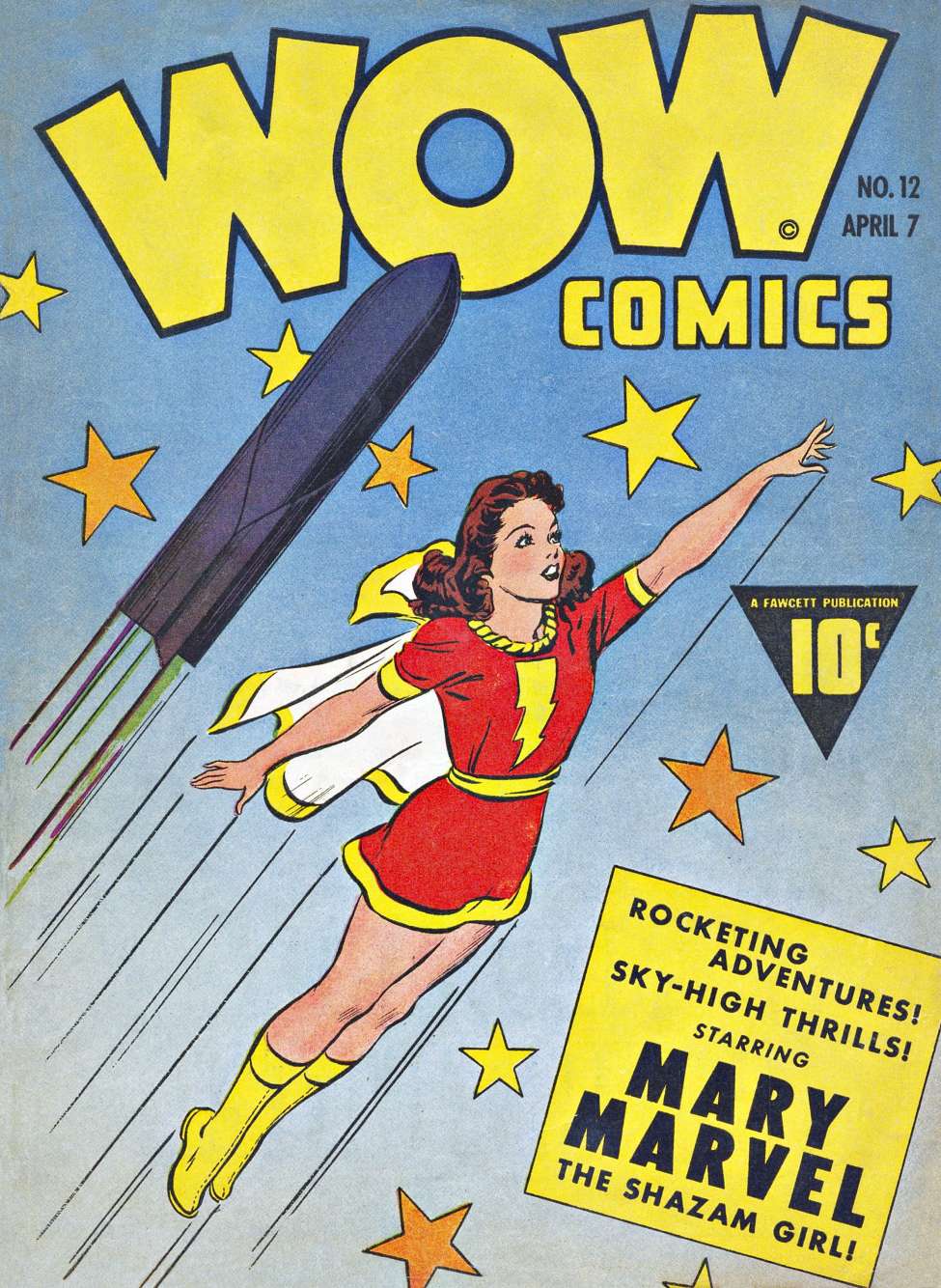 Comic Book Cover For Wow Comics 12