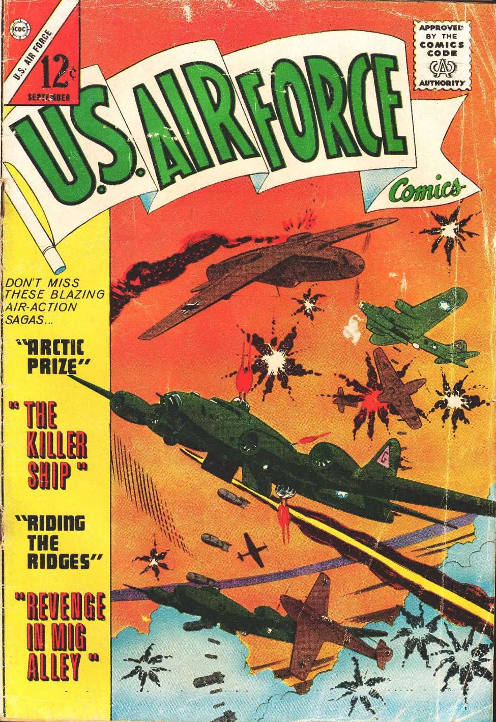 Comic Book Cover For U.S. Air Force Comics 34 - Version 1