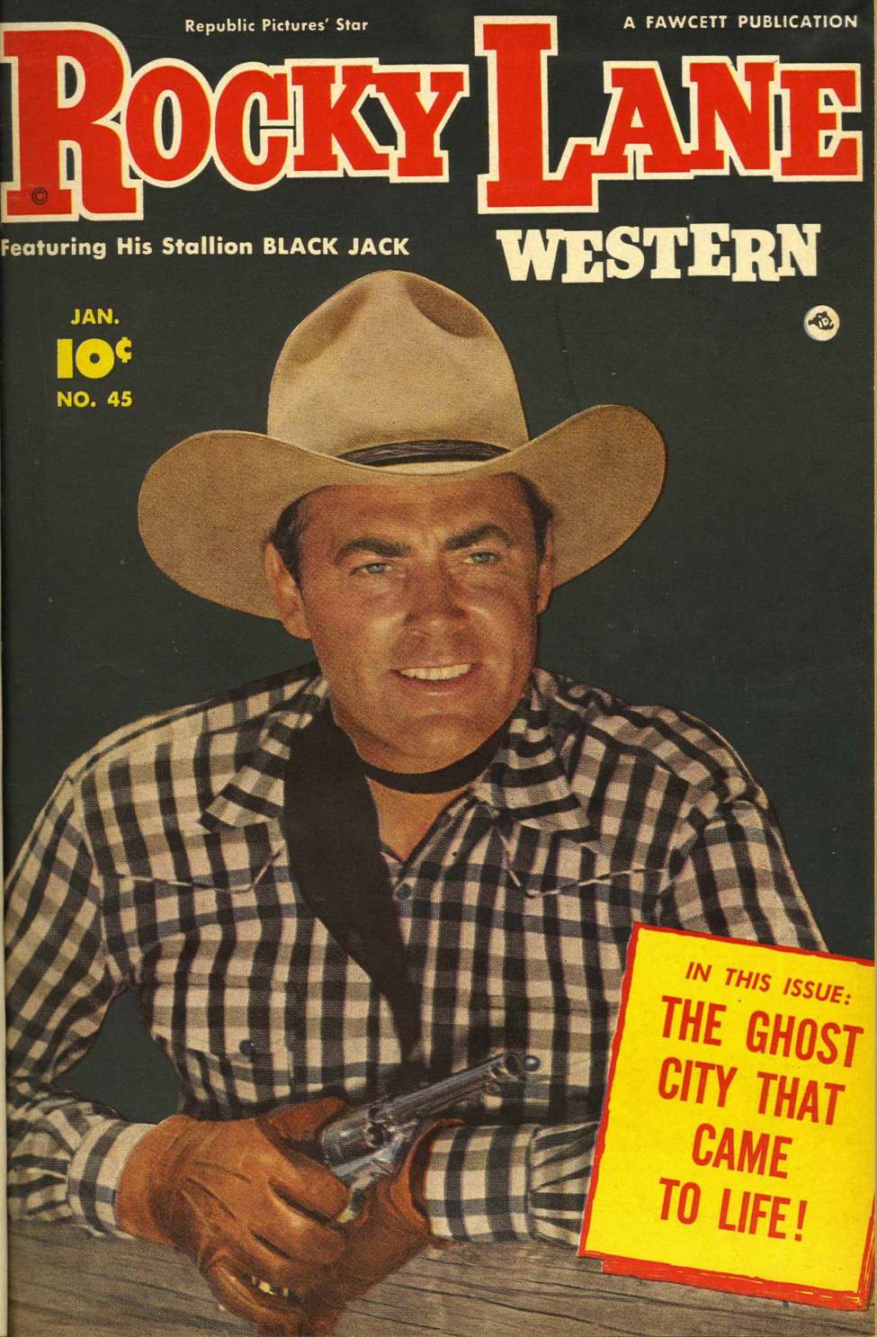Book Cover For Rocky Lane Western 45 - Version 2