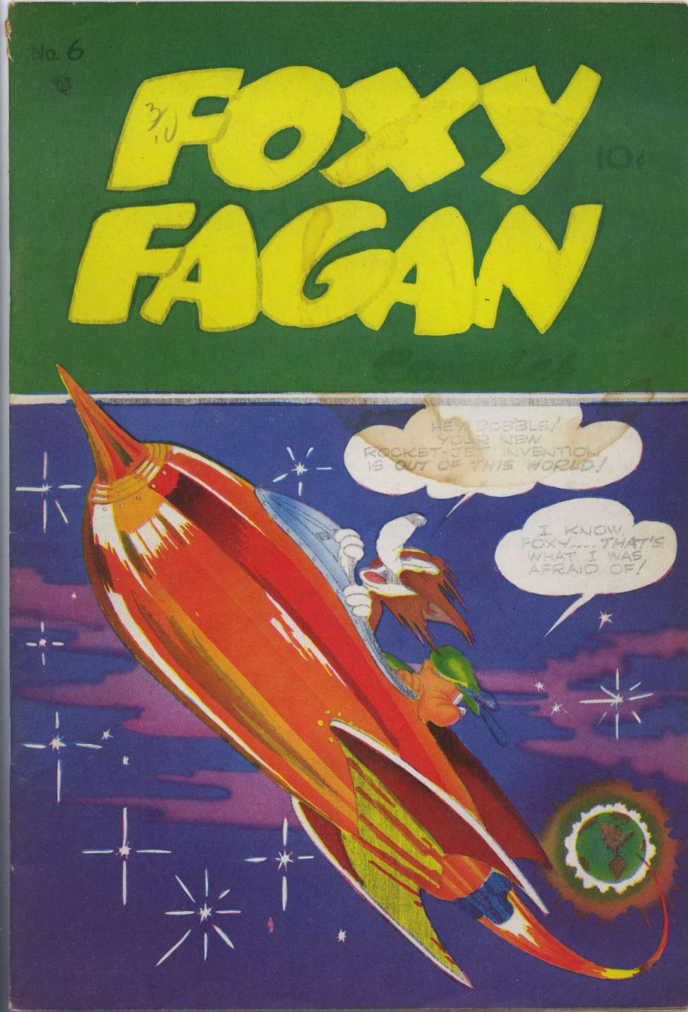 Comic Book Cover For Foxy Fagan Comics 6