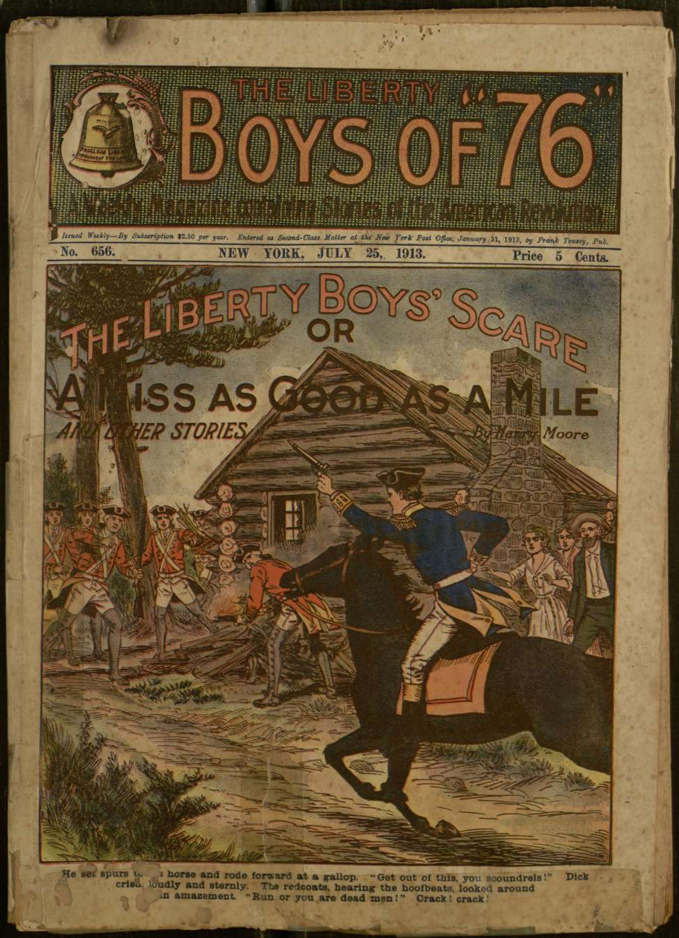 Book Cover For The Liberty Boys of 76 656 - The Liberty Boys' Scare
