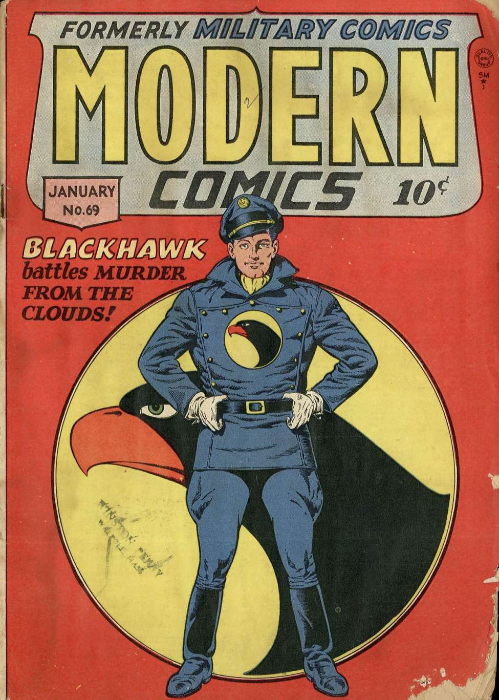 Comic Book Cover For Modern Comics 69