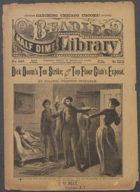 Large Thumbnail For Beadle's Half Dime Library 847 - Dick Doom's Ten Strike