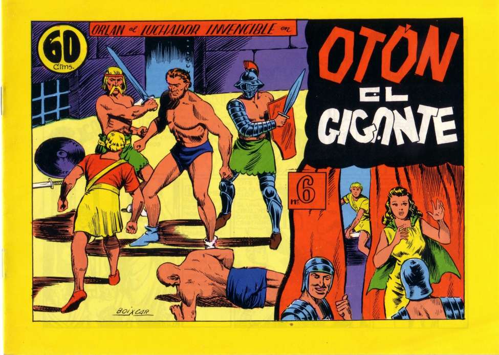 Comic Book Cover For Orlan el Luchador Invencible 6 - Otón El Gigante