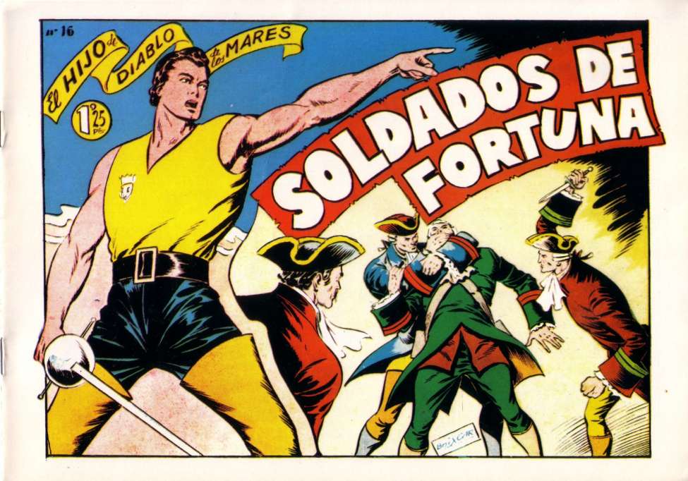 Comic Book Cover For El Hijo Del Diablo De Los Mares 16 - Soldados De Fortuna