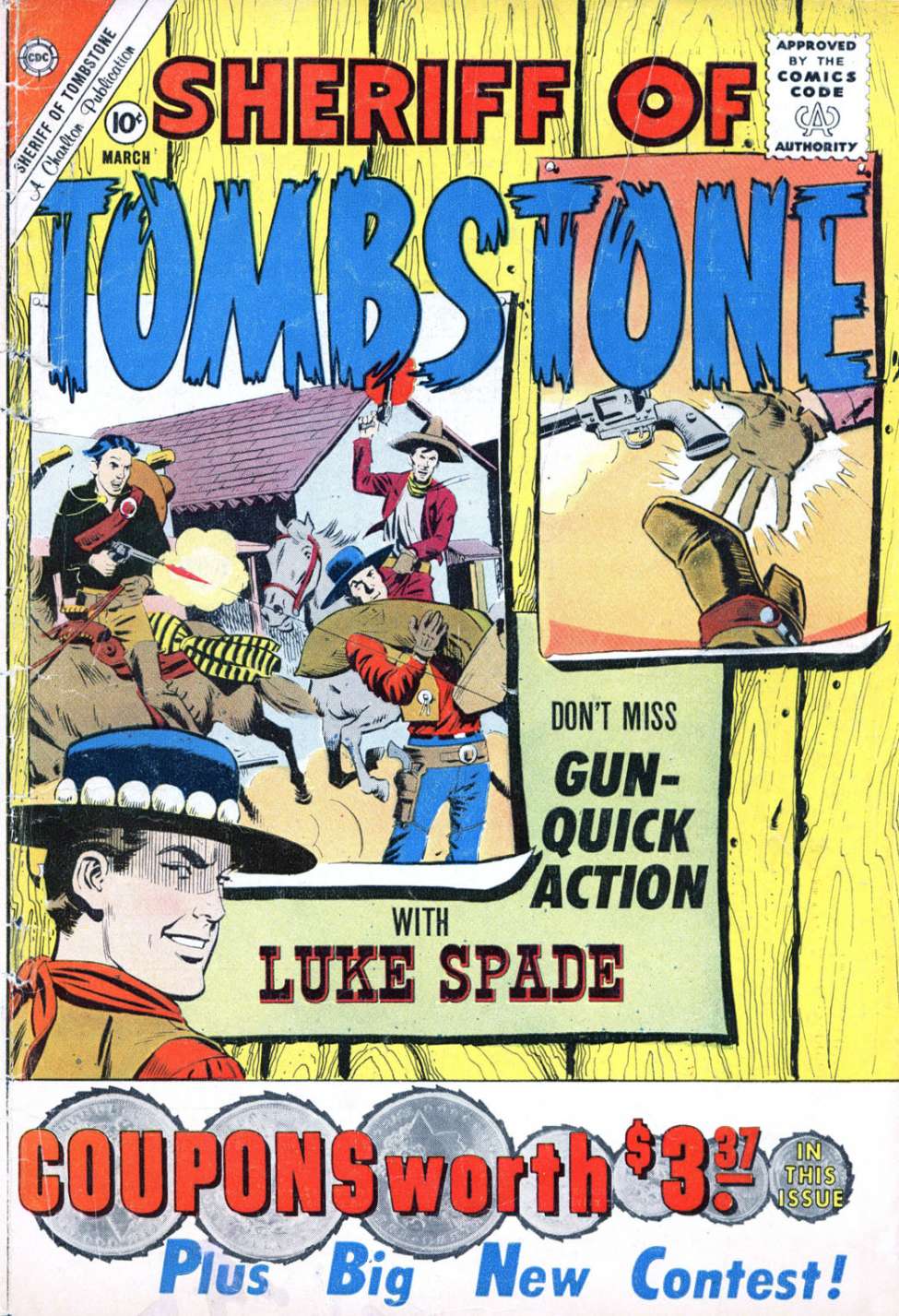 Comic Book Cover For Sheriff of Tombstone 14