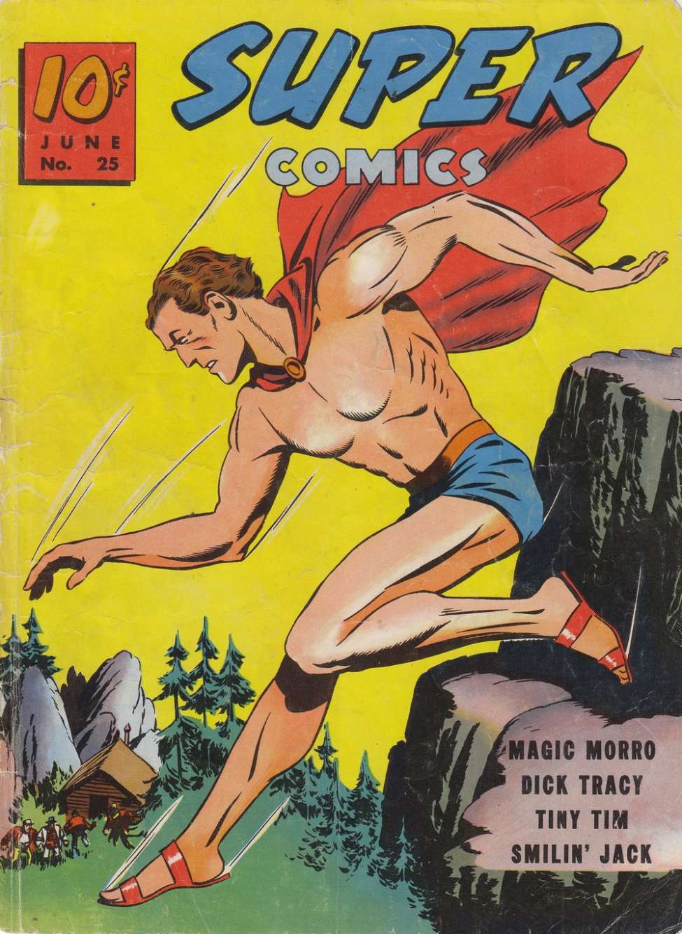 Book Cover For Super Comics 25