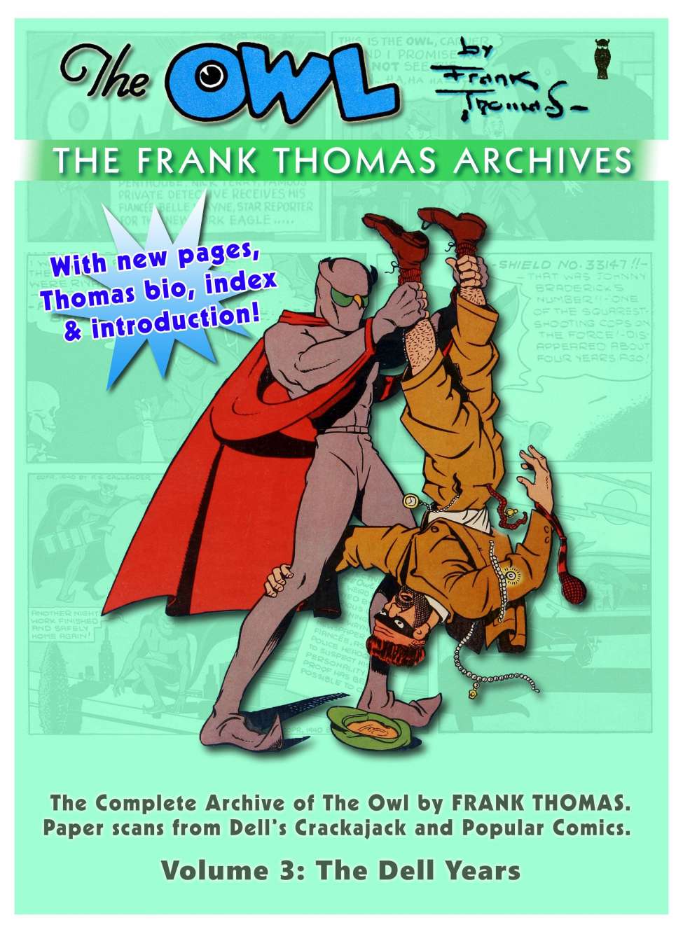 Comic Book Cover For Frank Thomas Archives v3 - The Complete Owl Pt.1 (Dell)