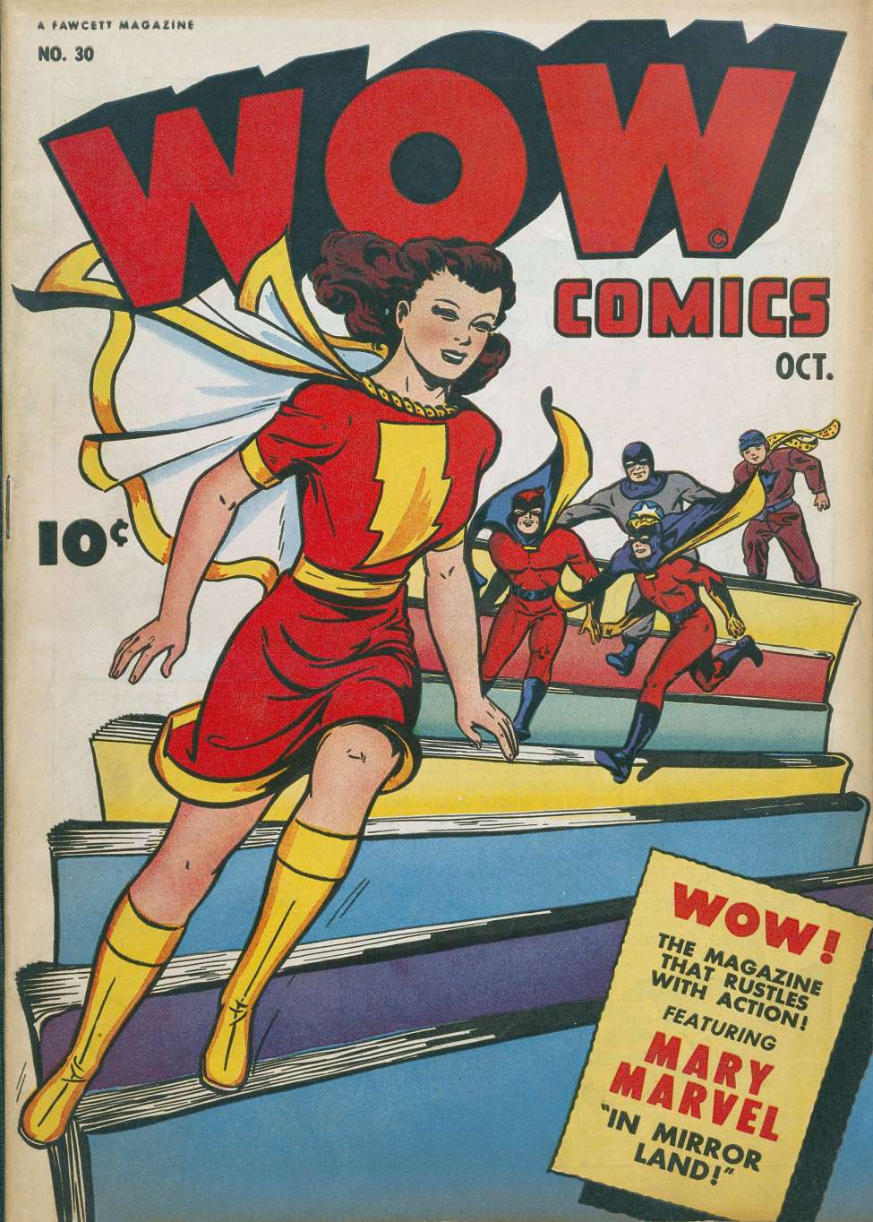 Book Cover For Wow Comics 30 - Version 2
