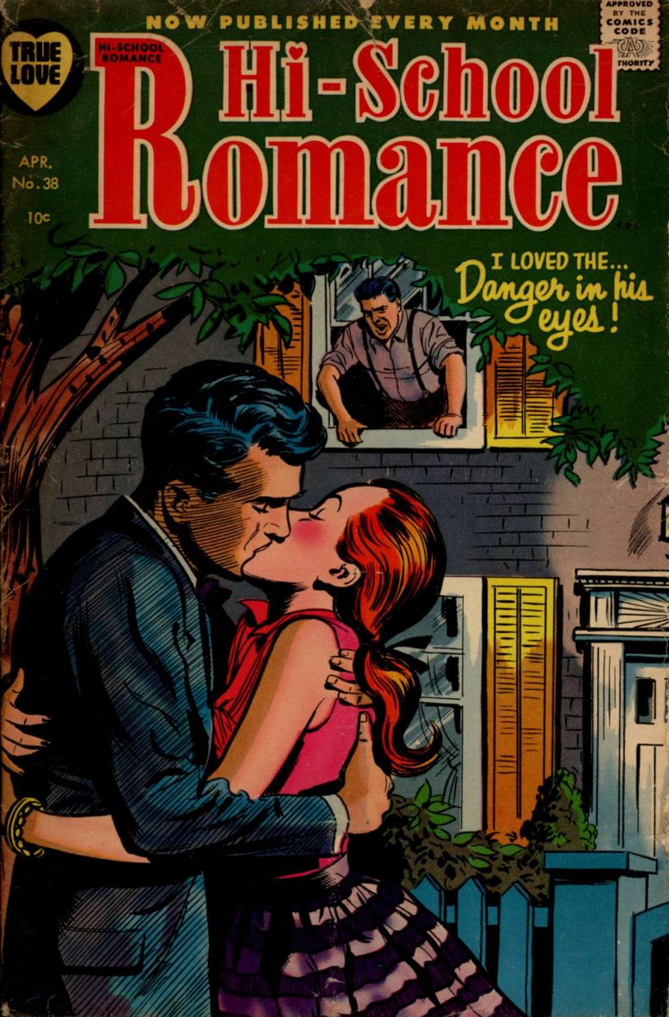 Comic Book Cover For Hi-School Romance 38