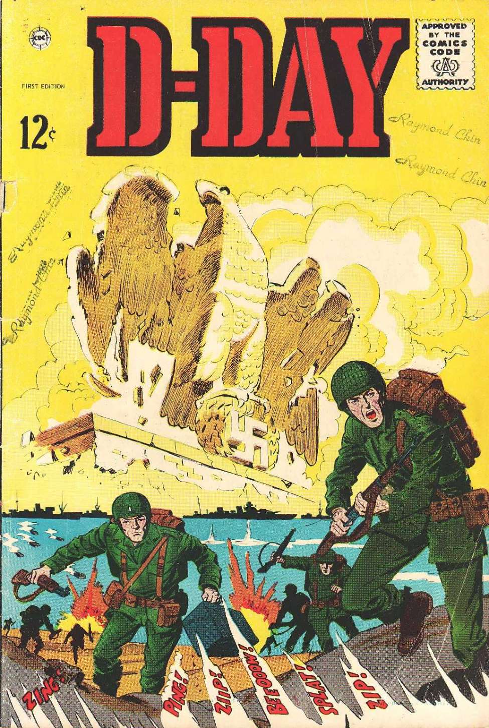 Comic Book Cover For D-Day 1