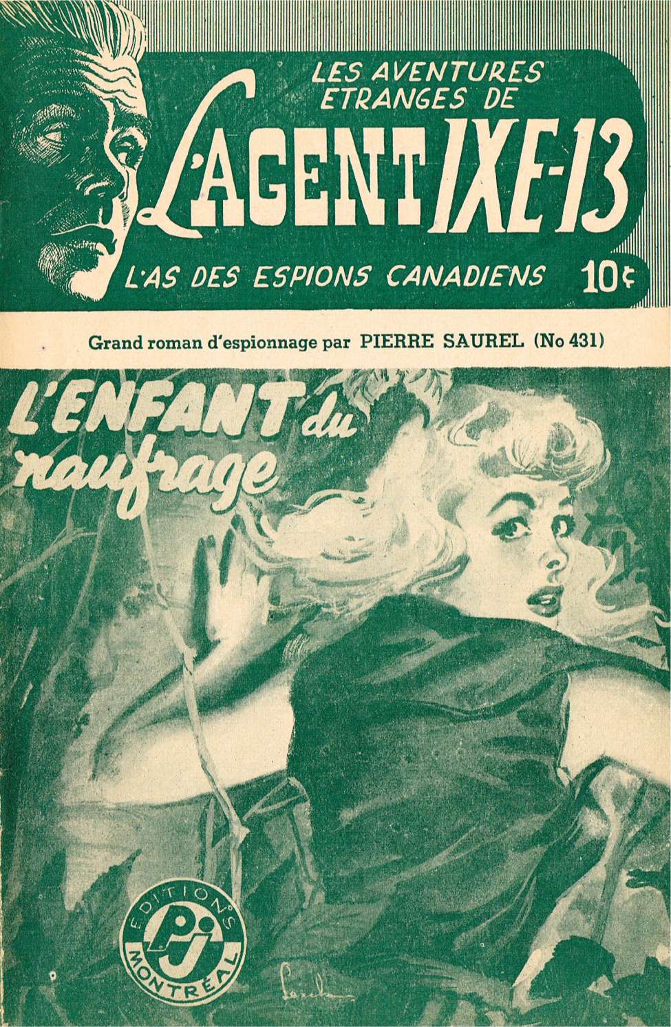 Book Cover For L'Agent IXE-13 v2 431 - L'enfant du naufrage