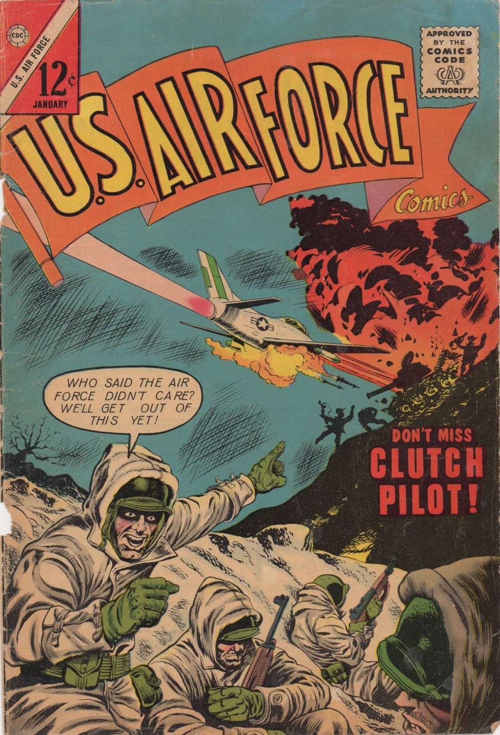 Comic Book Cover For U.S. Air Force Comics 25