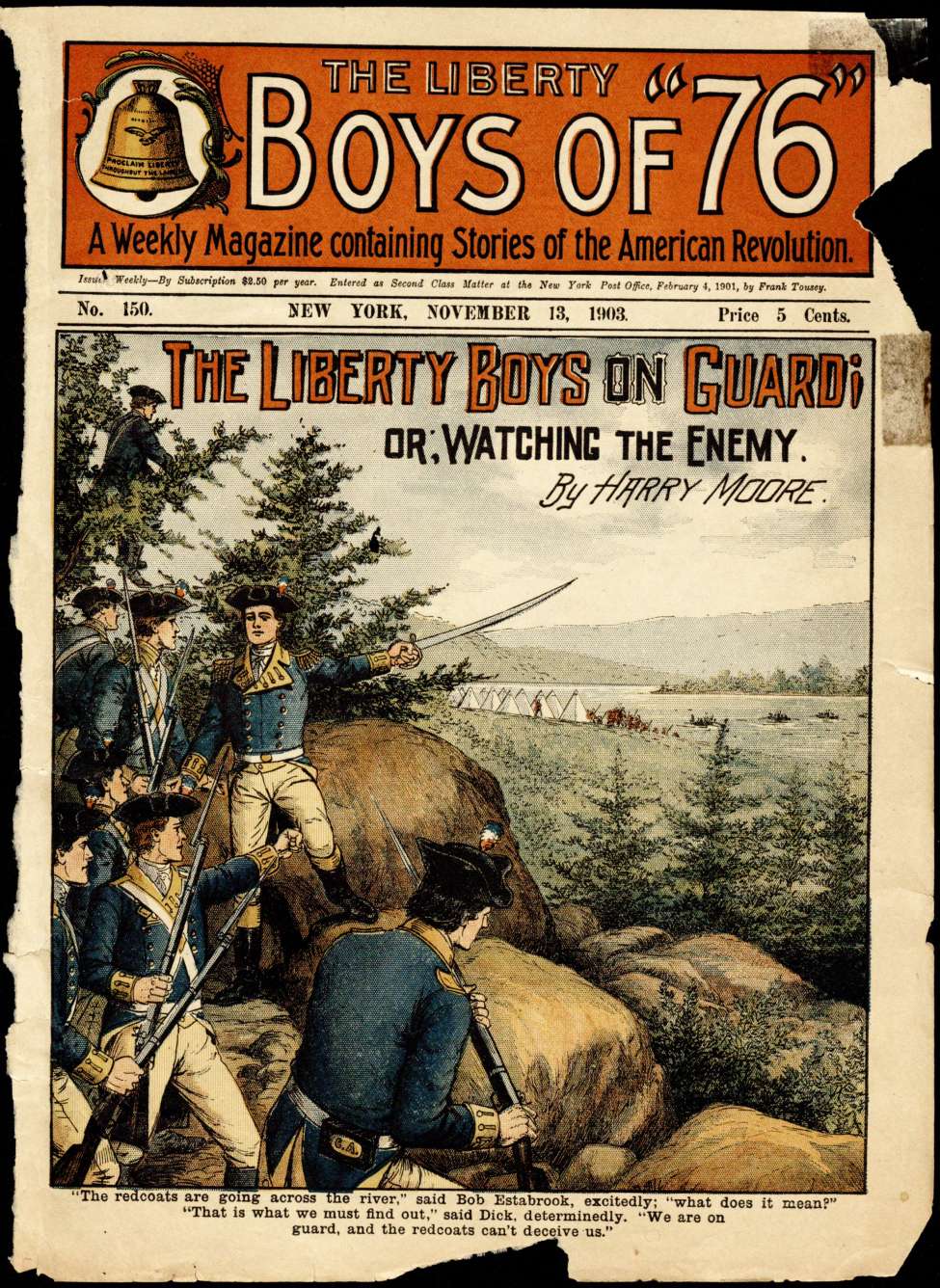 Book Cover For The Liberty Boys of 76 150 - The Liberty Boys on Guard
