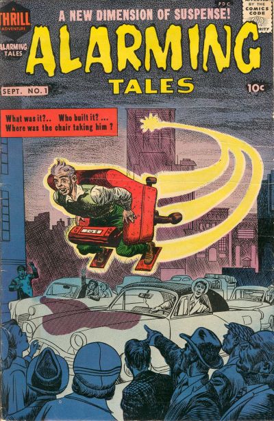 Comic Book Cover For Alarming Tales 1