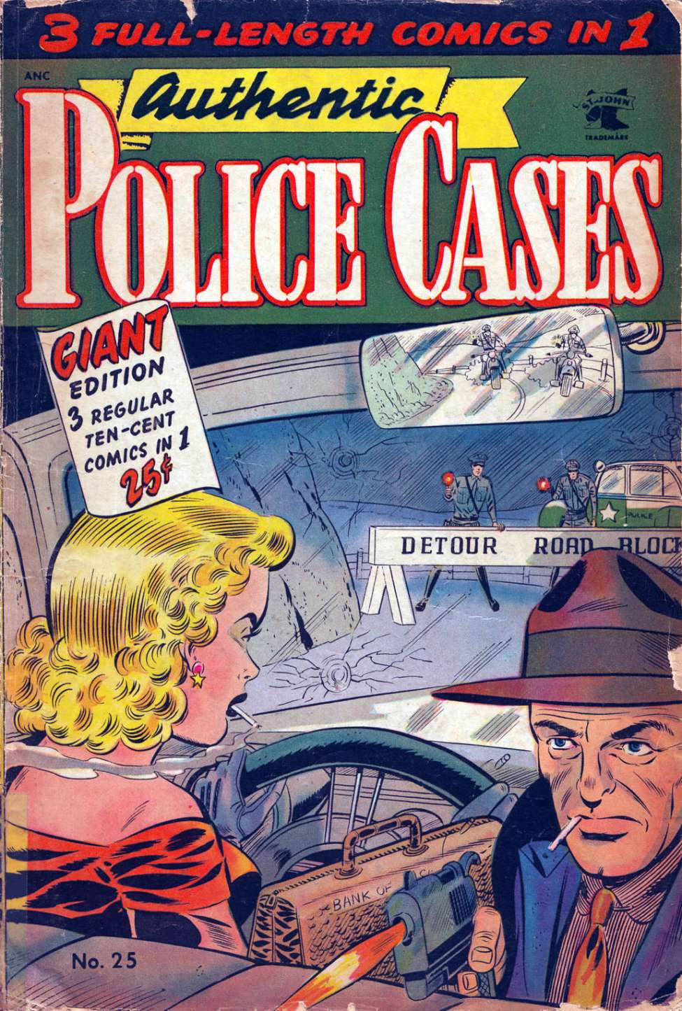 Comic Book Cover For Authentic Police Cases 25