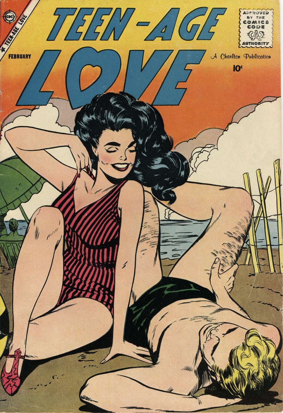 Comic Book Cover For Teen-Age Love 7