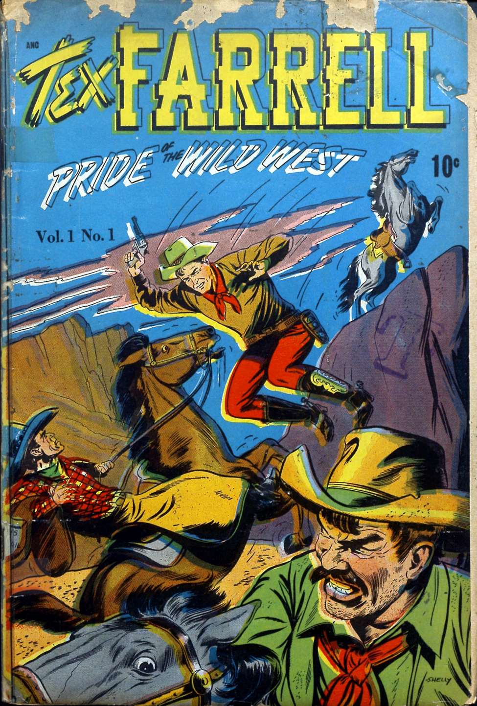Comic Book Cover For Tex Farrell 1