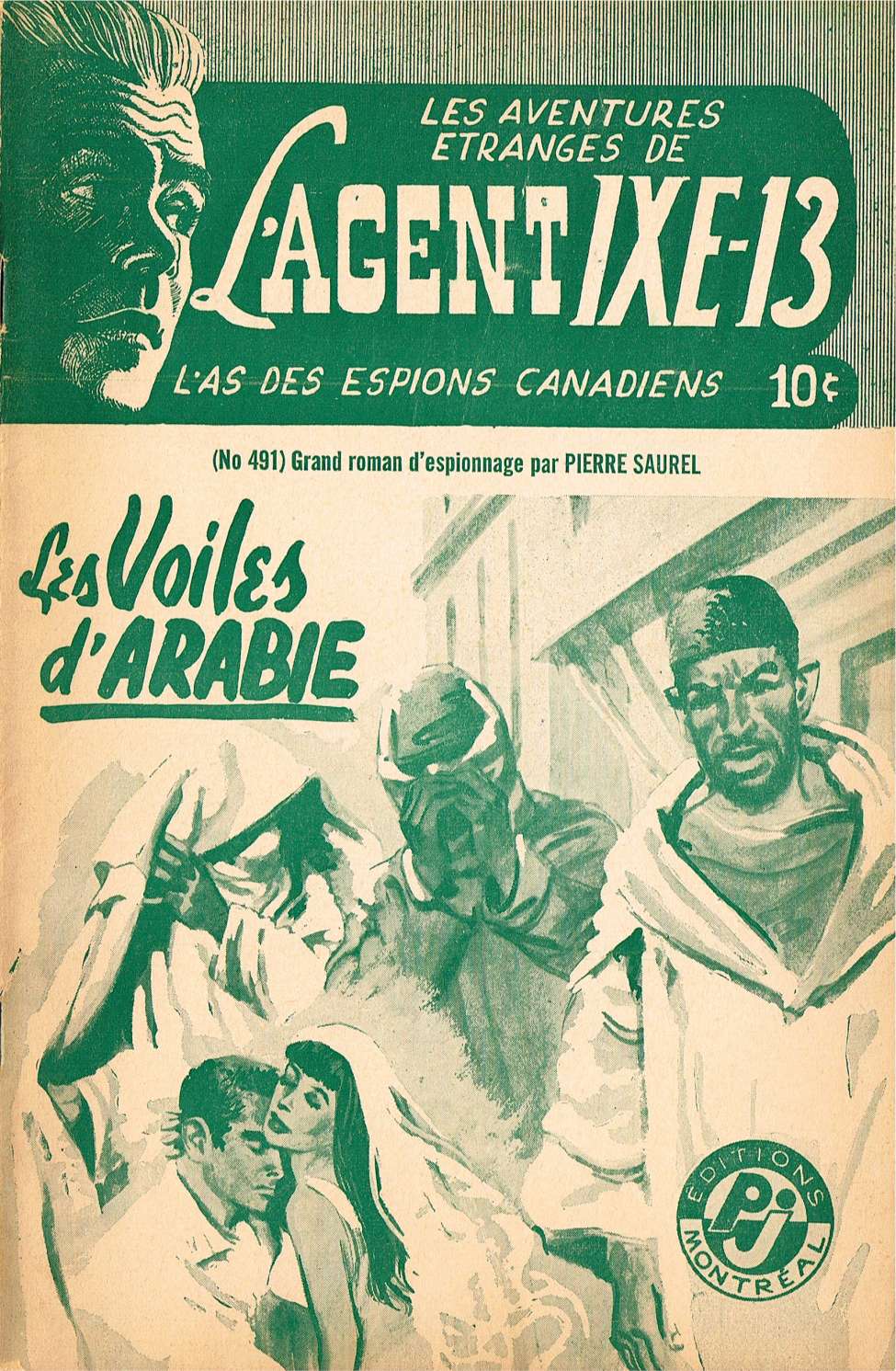 Book Cover For L'Agent IXE-13 v2 491 - Les voiles d'Arabie
