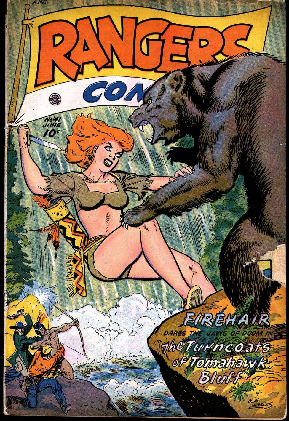 Comic Book Cover For Rangers Comics 41 - Version 1