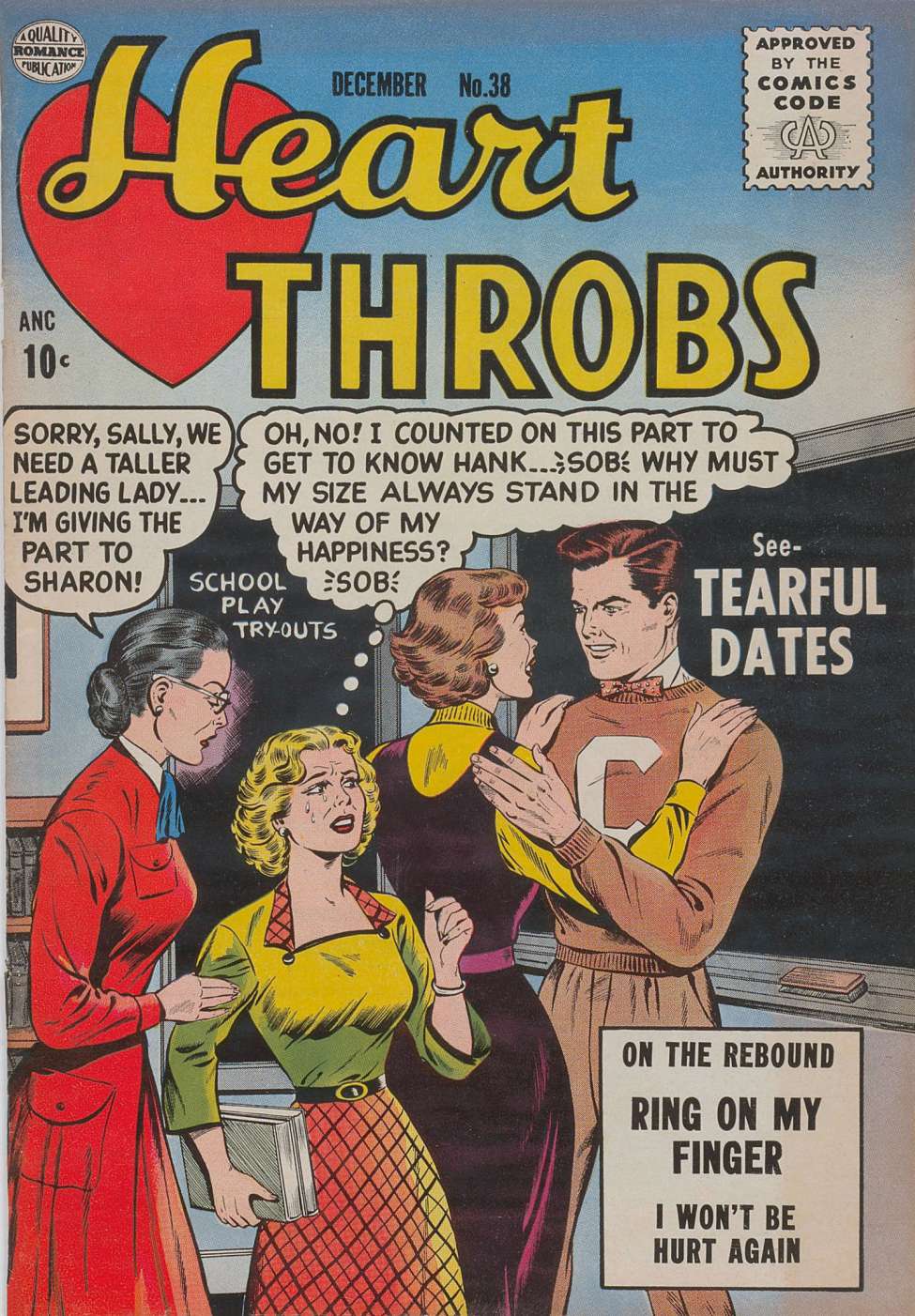 Comic Book Cover For Heart Throbs 38