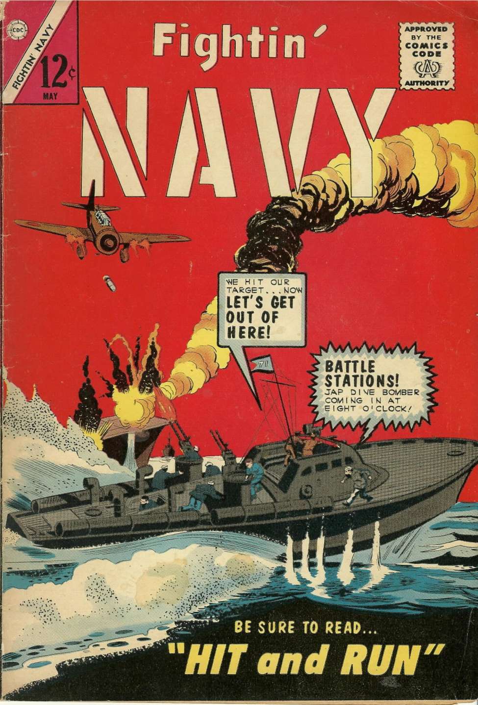 Comic Book Cover For Fightin' Navy 115