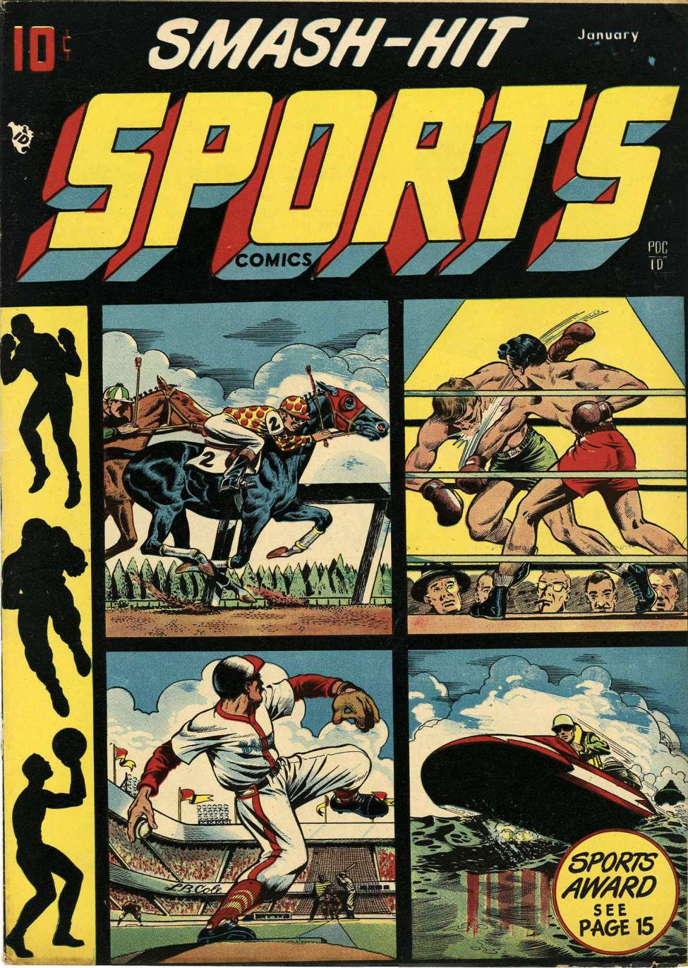 Book Cover For Smash Hit Sports Comics v2 1