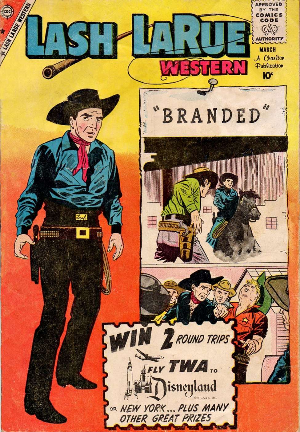 Comic Book Cover For Lash LaRue Western 77