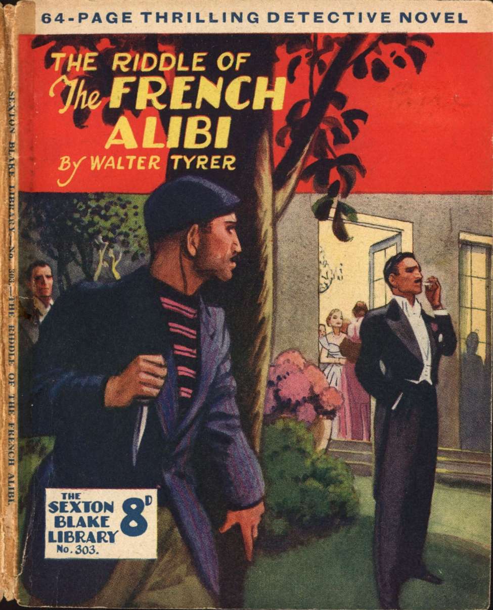 Book Cover For Sexton Blake Library S3 303 - The Riddle of the French Alibi