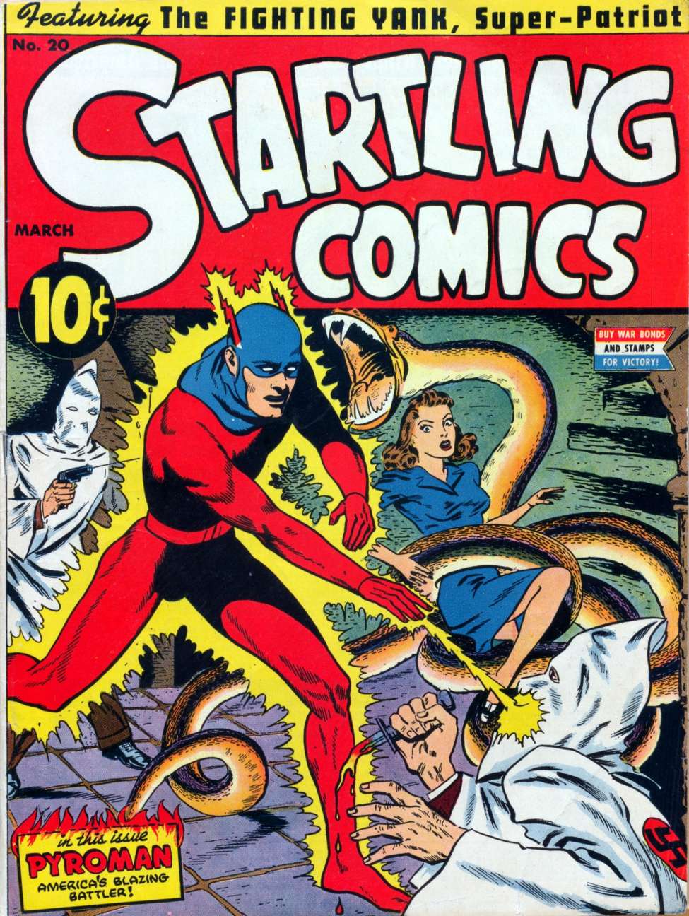 Comic Book Cover For Startling Comics 20