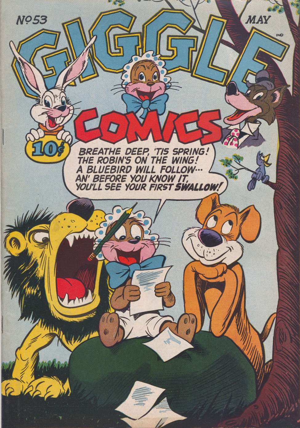 Comic Book Cover For Giggle Comics 53