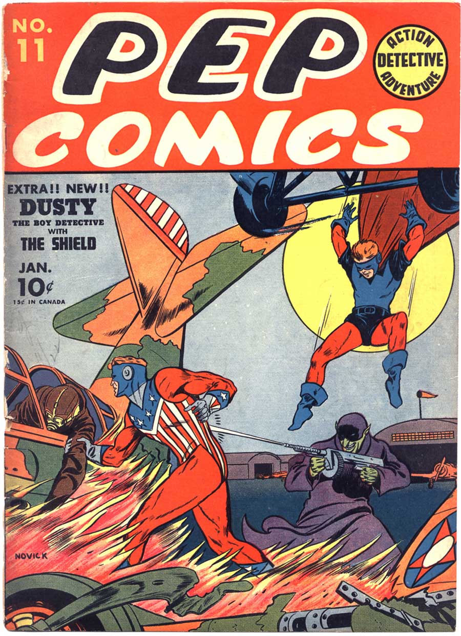Book Cover For Pep Comics 11