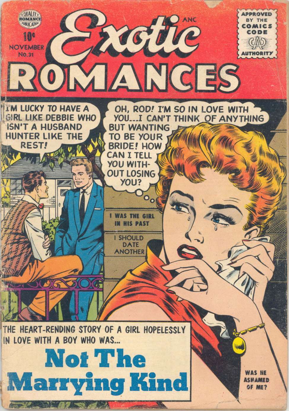 Comic Book Cover For Exotic Romances 31