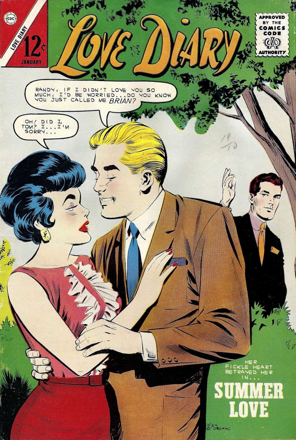 Comic Book Cover For Love Diary 25