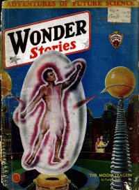 Large Thumbnail For Wonder Stories v5 3 - Monsters of Callisto - Edward R. Hinton