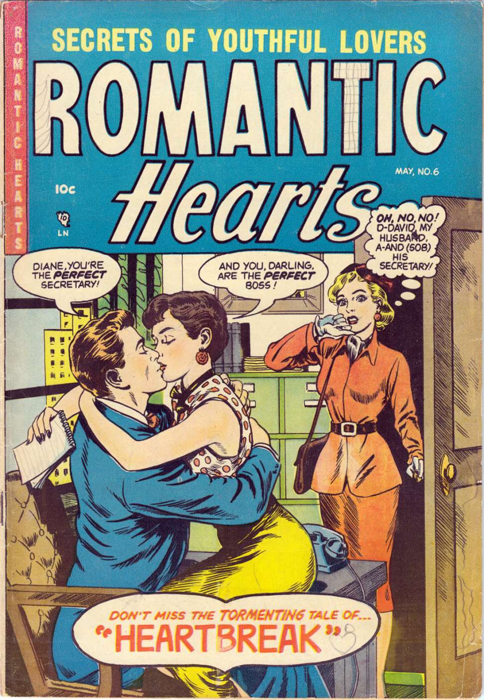 Comic Book Cover For Romantic Hearts v2 6