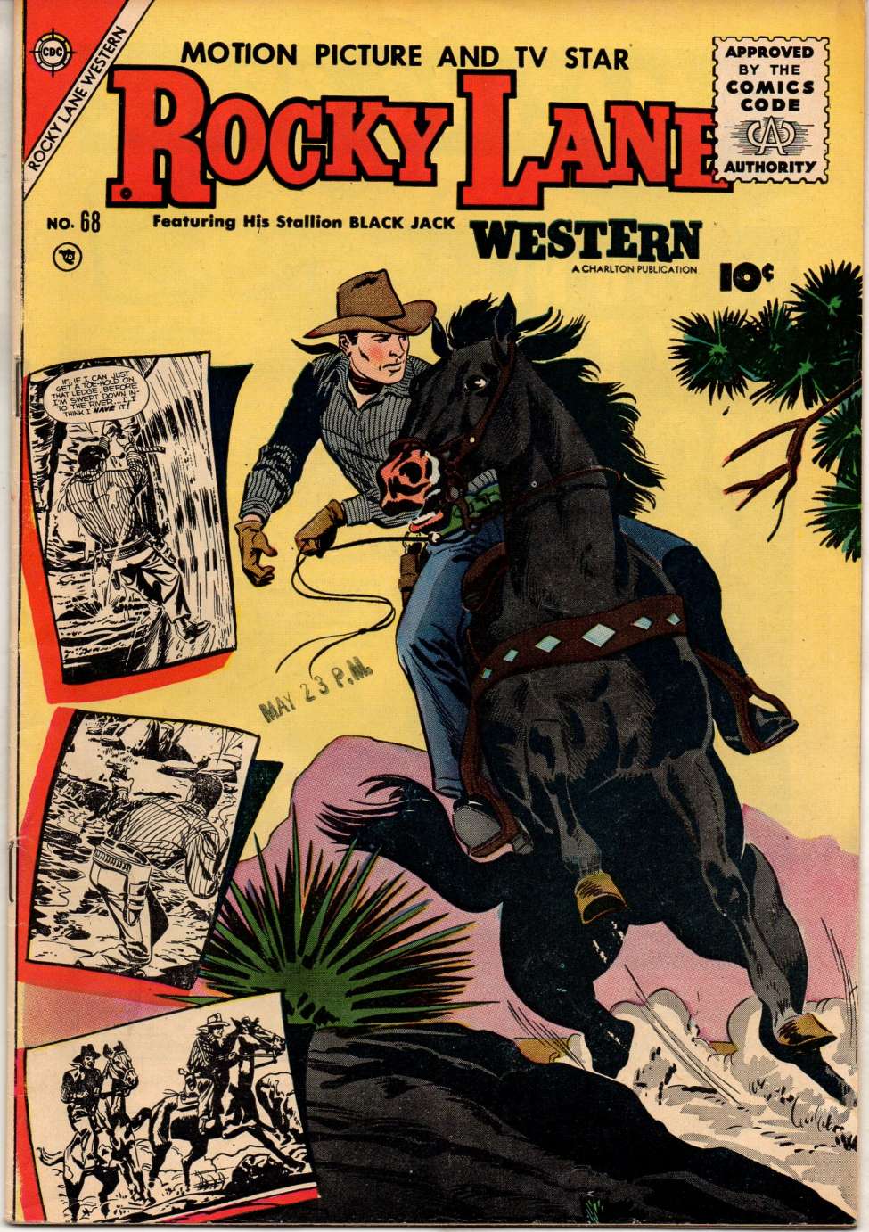 Book Cover For Rocky Lane Western 68