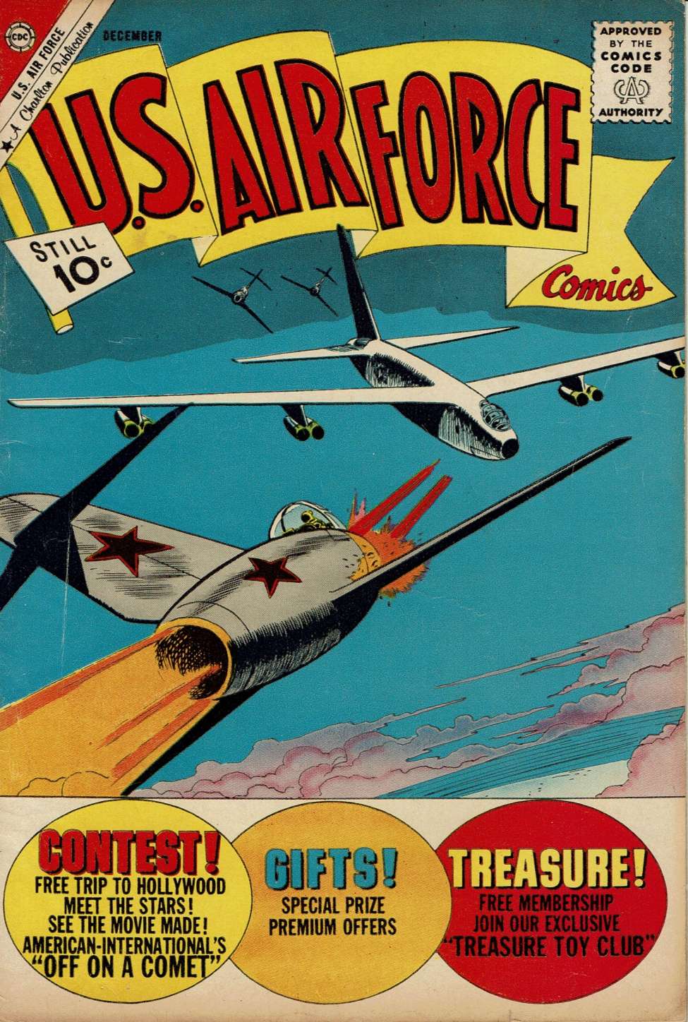 Book Cover For U.S. Air Force Comics 19 - Version 1