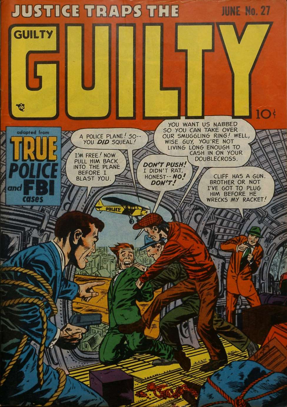 Comic Book Cover For Justice Traps the Guilty 27