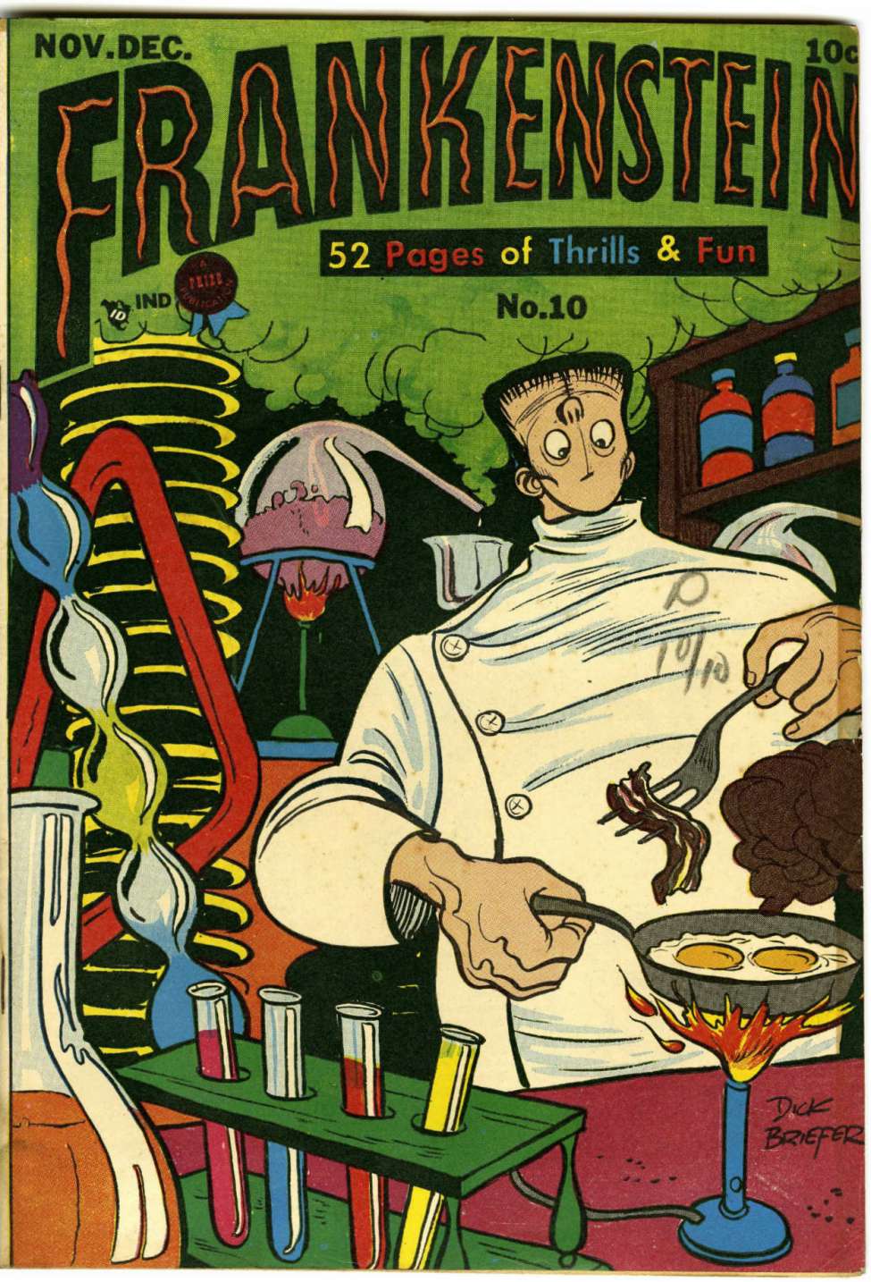 Comic Book Cover For Frankenstein 10 - Version 1