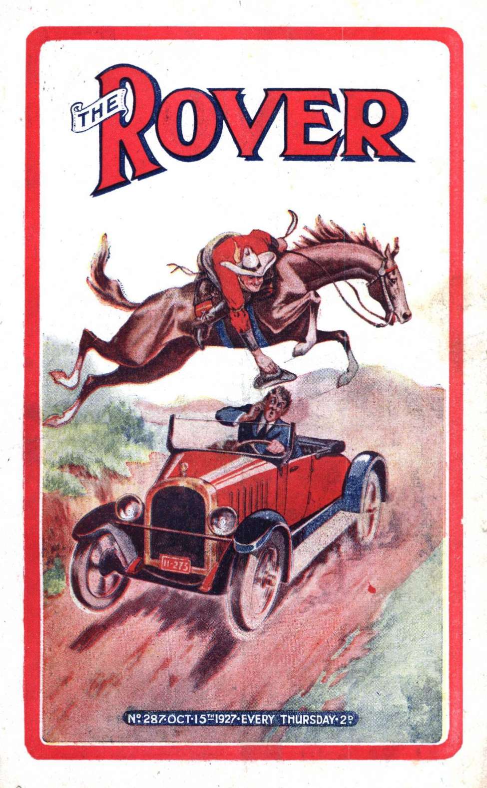 Comic Book Cover For The Rover 287
