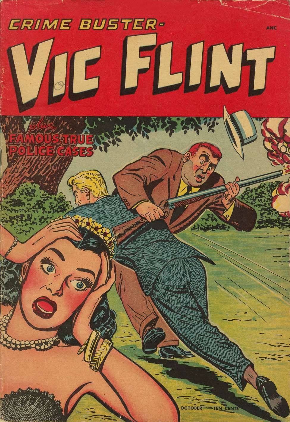 Comic Book Cover For Vic Flint 2
