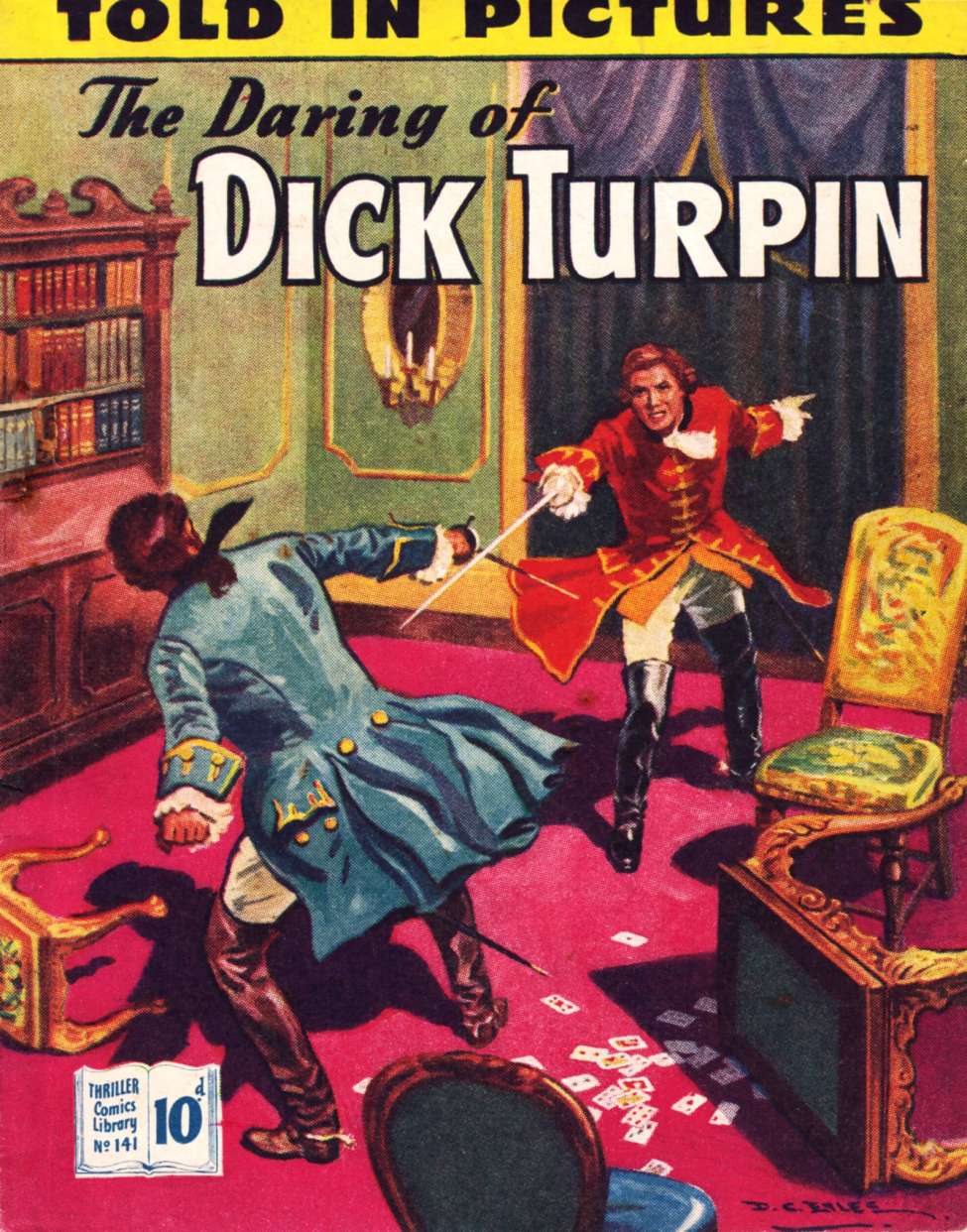 Book Cover For Thriller Comics Library 141 - The Daring of Dick Turpin