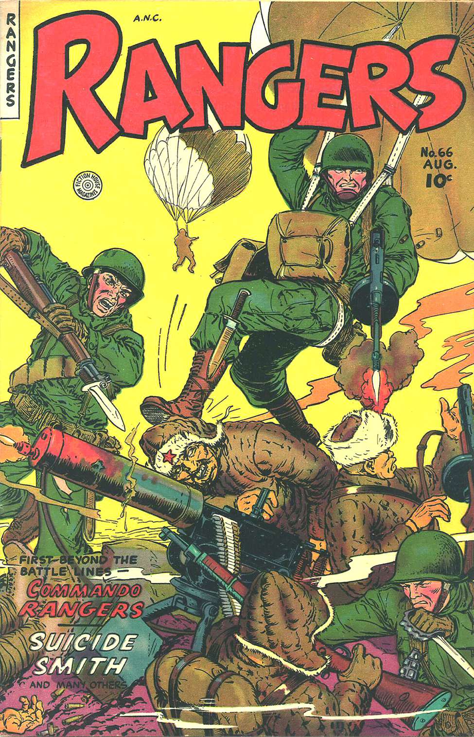Comic Book Cover For Rangers Comics 66 - Version 2