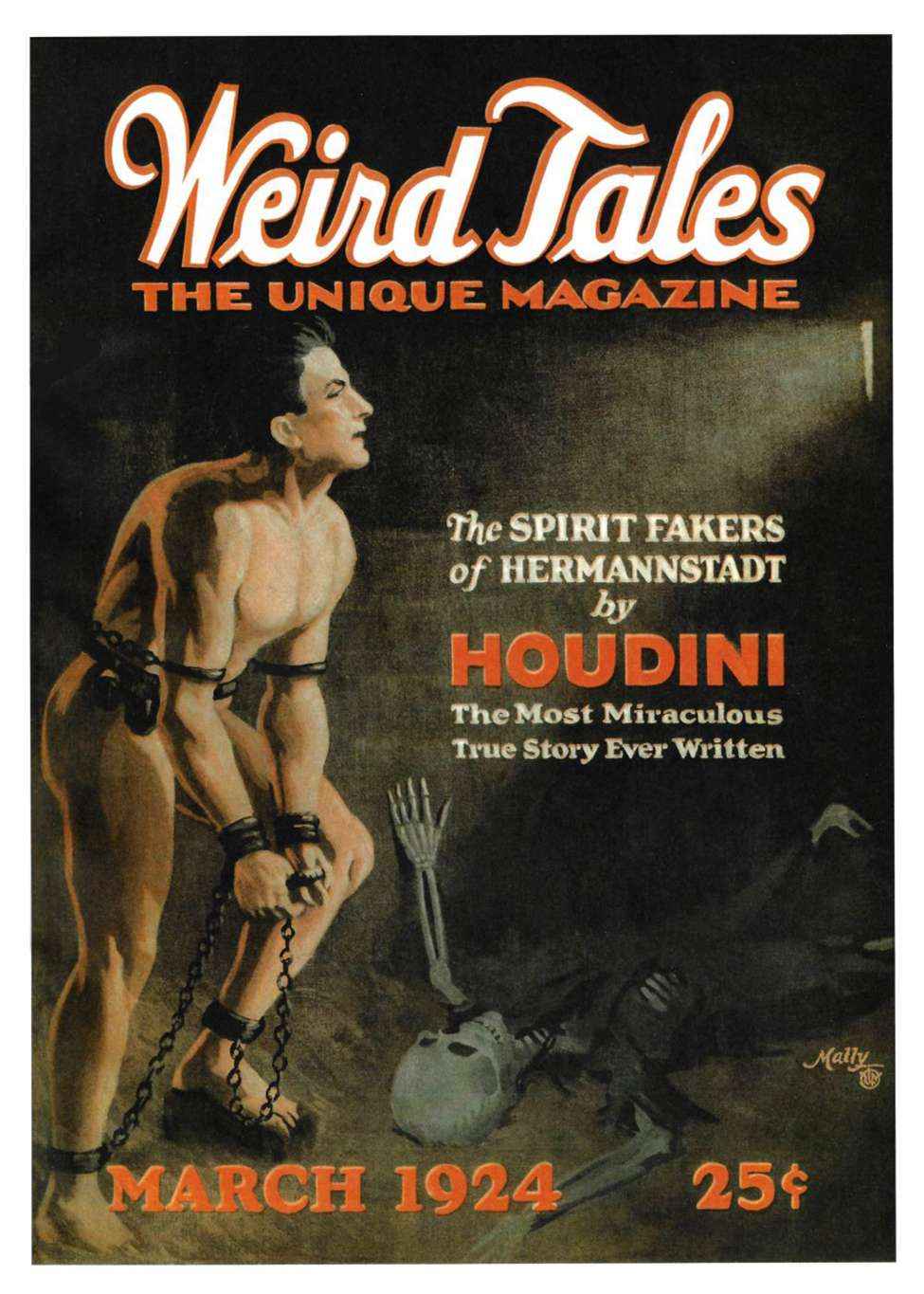 Book Cover For Weird Tales v3 3 - The Spirit Fakers Of Hermannstadt - Houdini