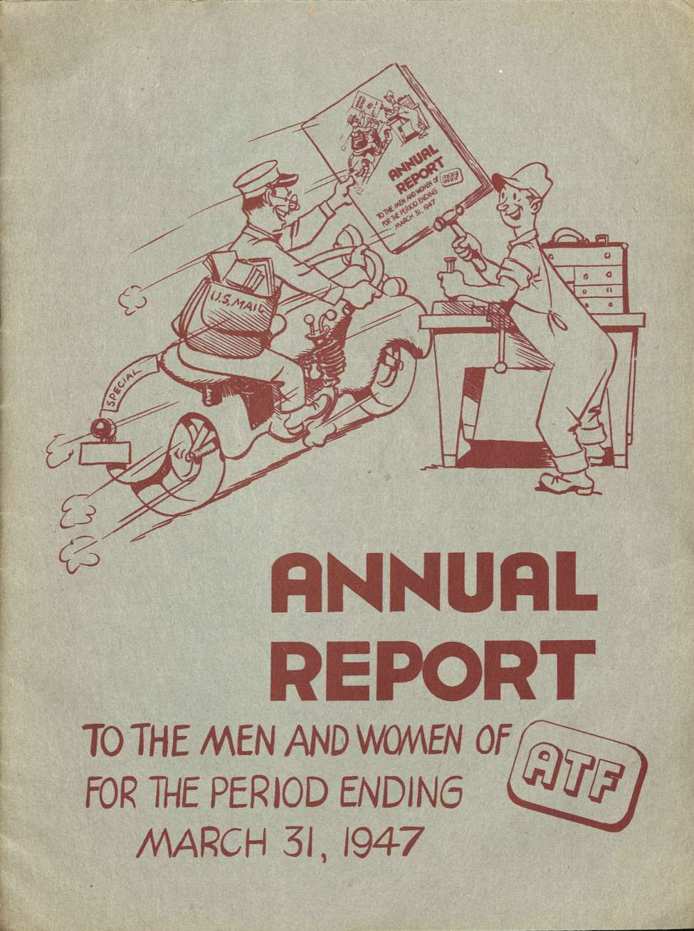 Book Cover For ATF Annual Report 1947