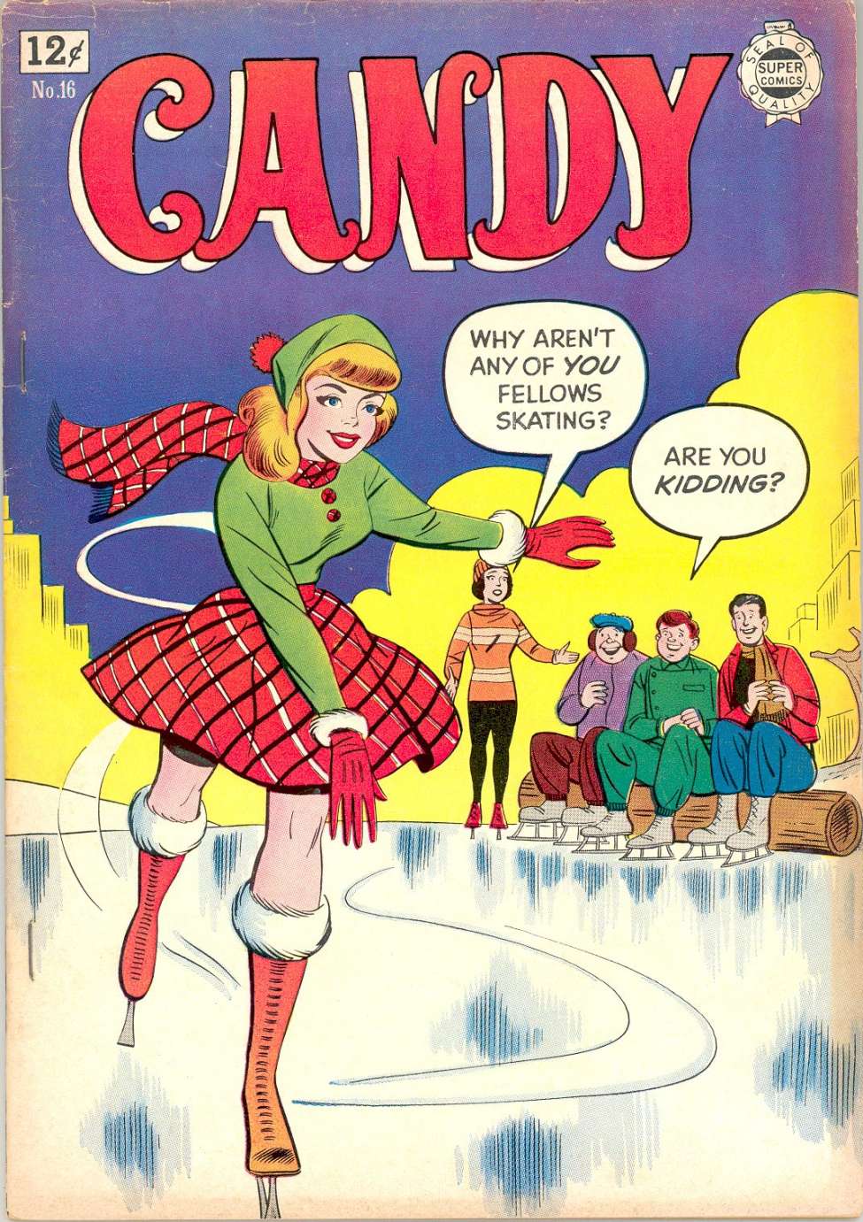 Comic Book Cover For Candy 16