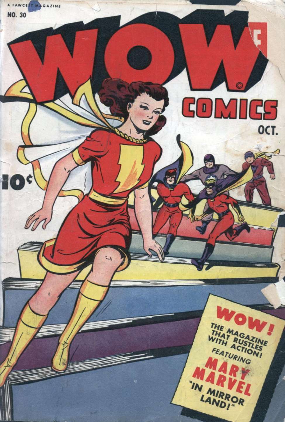 Comic Book Cover For Wow Comics 30 - Version 1