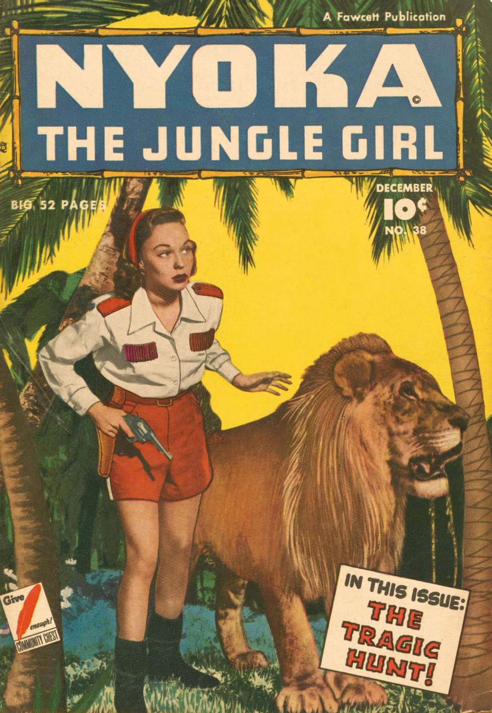 Comic Book Cover For Nyoka the Jungle Girl 38 - Version 2